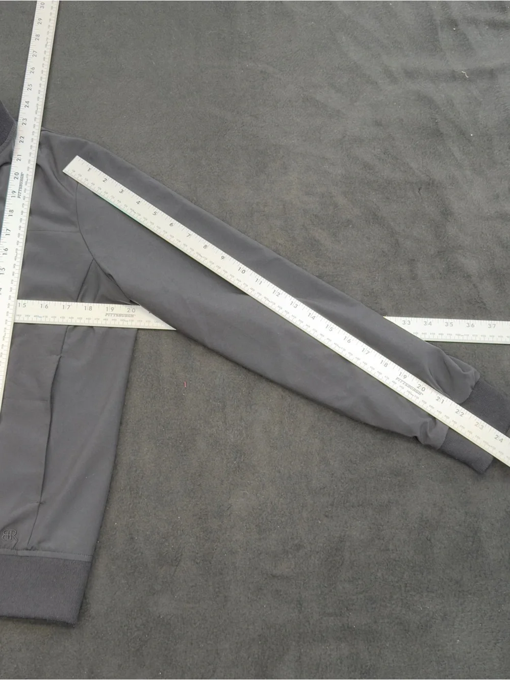 Men's Lightweight Zip Front Jacket in Gray